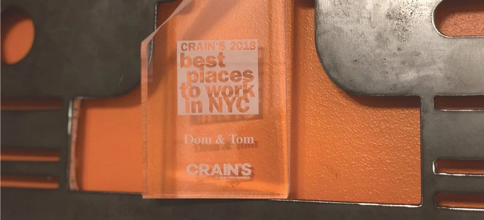 Dom & Tom Named to Crain’s 2018 Best Places to Work List for the 2nd Year in a Row