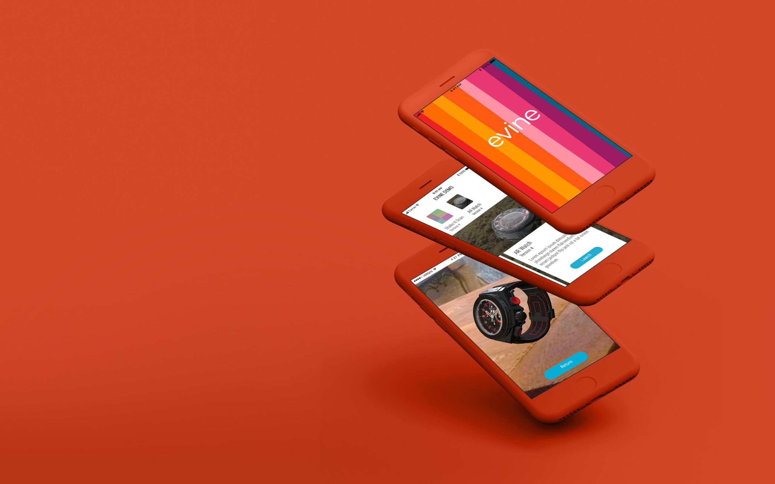 Evine AR Point and Scan Mobile App