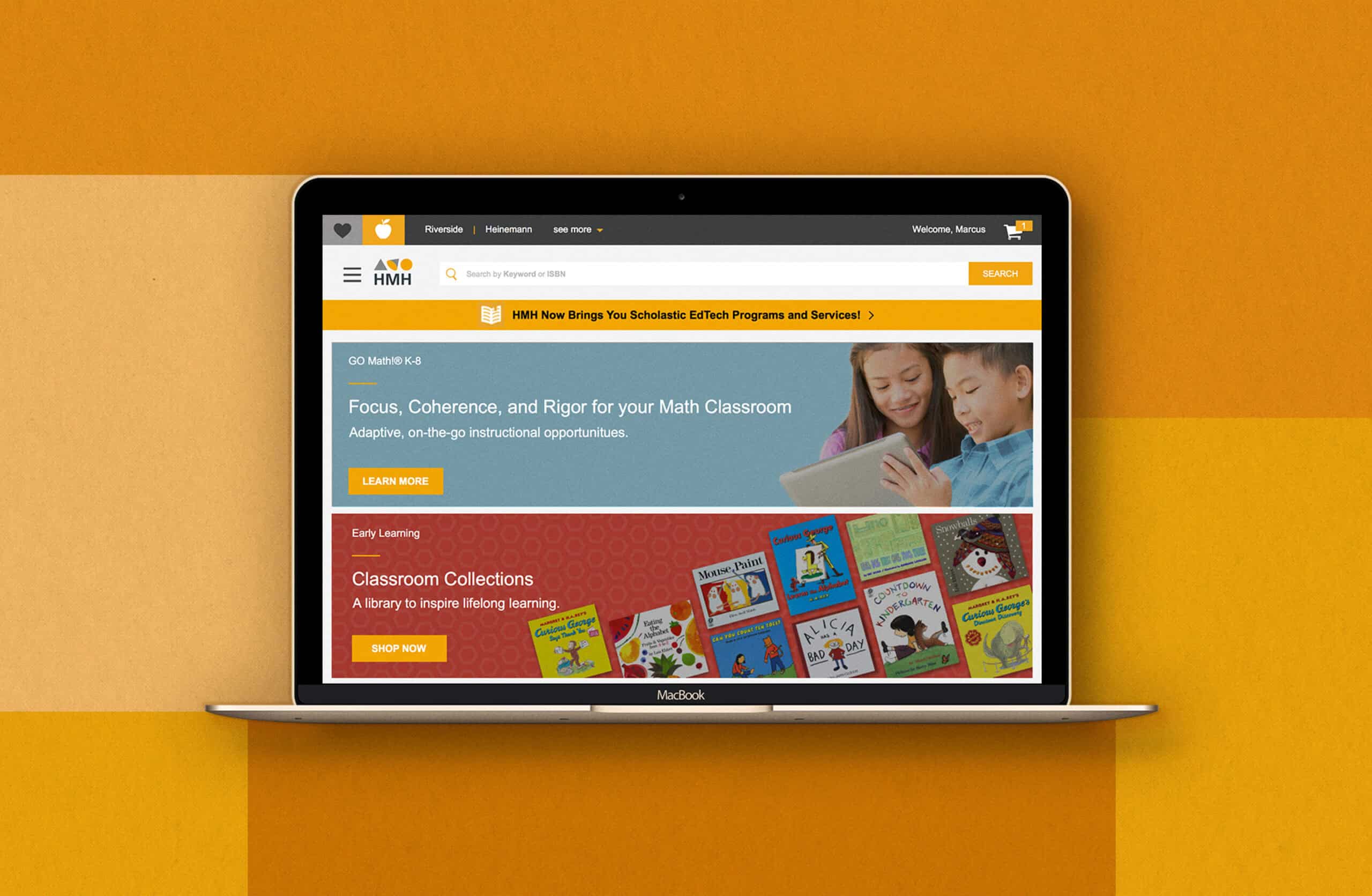 Houghton Mifflin Harcourt Company Website Development